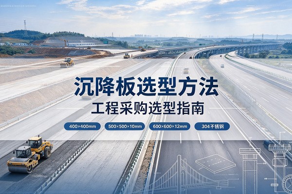 三都沉降板选择方法