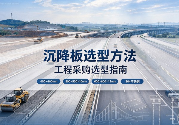 三都沉降板选择方法